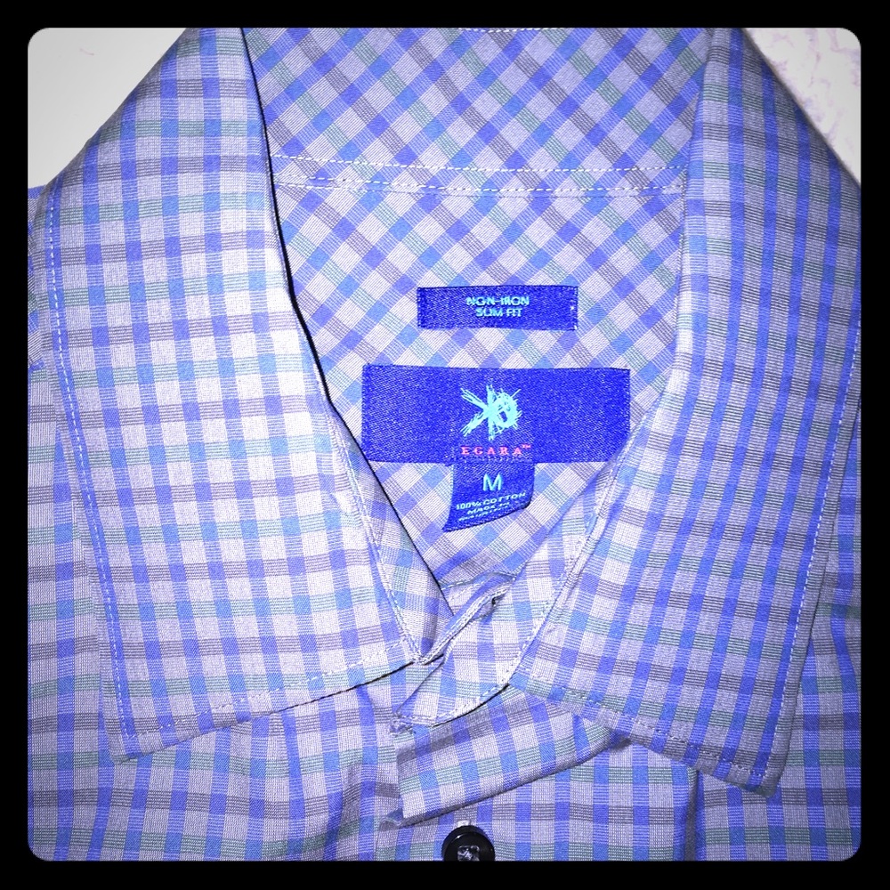 Egara Non-Iron Slim-Fit LS - Medium